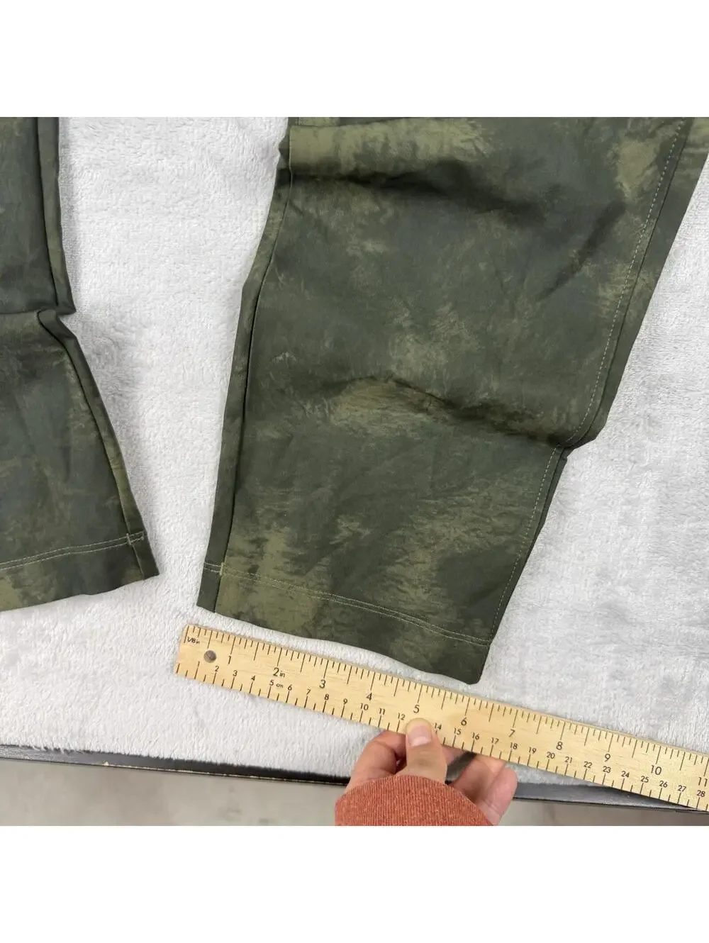 Under Armour Men's Elite Green Camo Tapered Printed Joggers SizeS Zip Pocket Gym - Picture 7 of 10